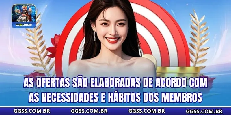 As ofertas são elaboradas de acordo com as necessidades e hábitos dos membros