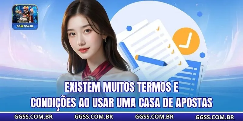 Existem muitos termos e condições ao usar uma casa de apostas
